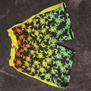 Wonder nation boys size M (8) swim trunks / bathing suit adjustable waist